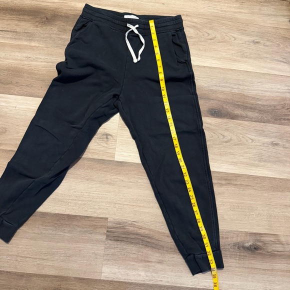 Everlane Women’s Small 100% Cotton Sweatshirt Sweatpants Set Cornflower Black - Picture 10 of 10